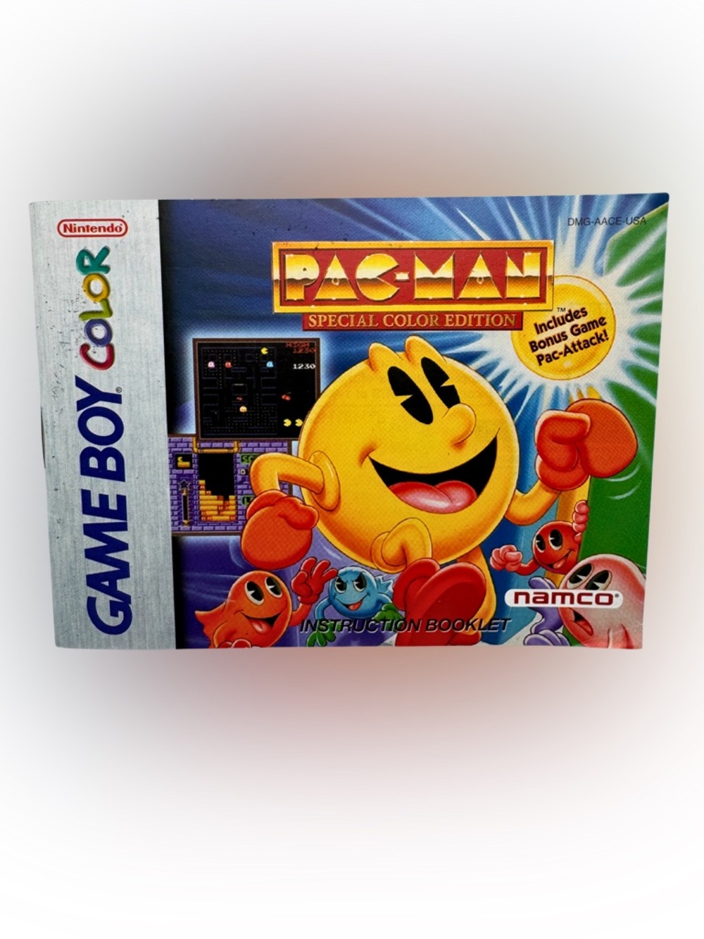 Pac-Man Special Color Edition Manual Only Game Boy Color GBC DMG-AACE-USA